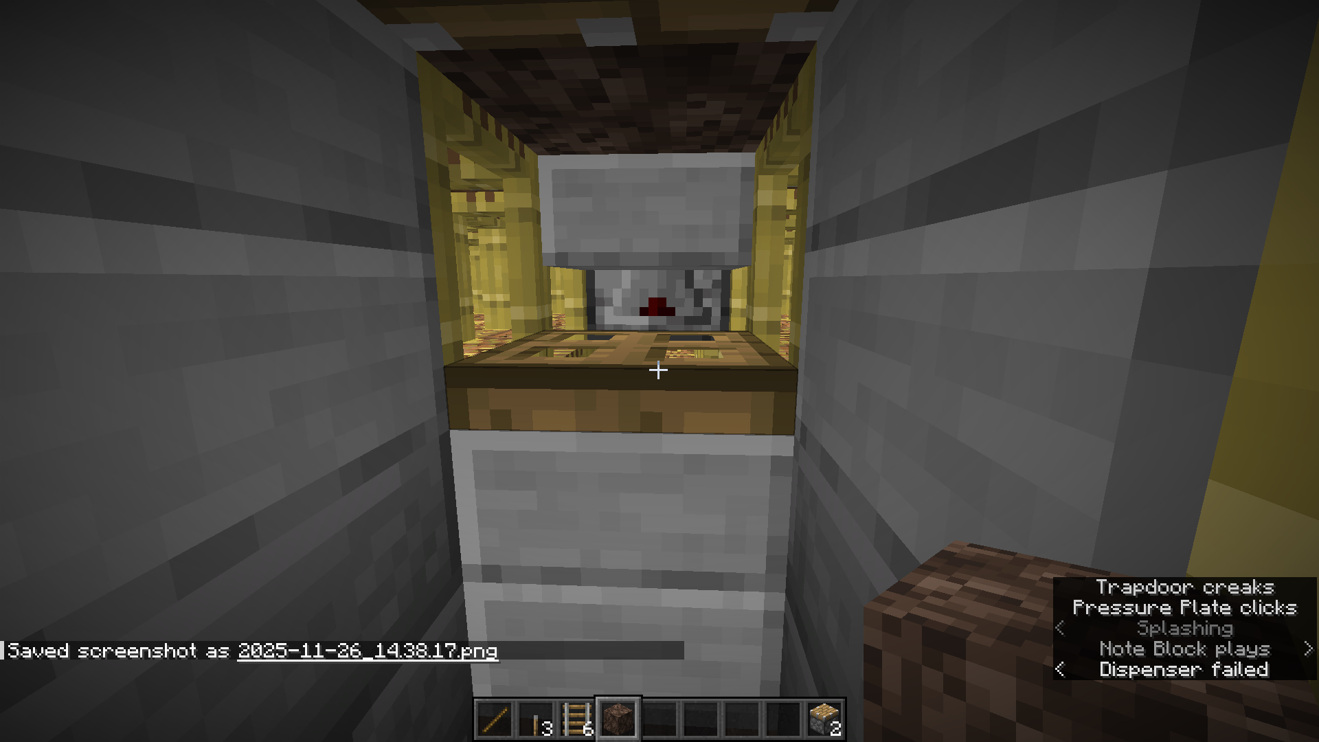 Trapdoor orientation reference