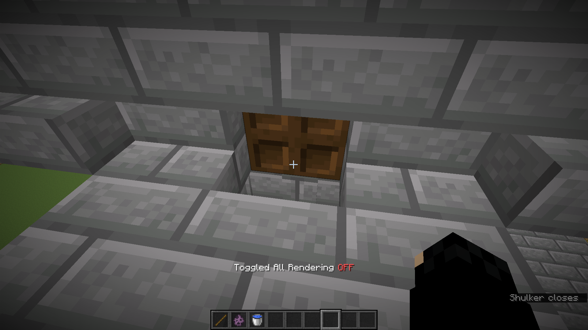 Shulker resting in the backup chamber